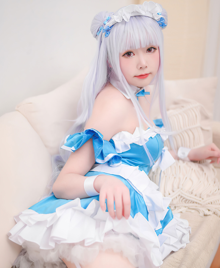 向小圆写真合集下载｜纯欲气质女神写真合集，蓝色之夏到死库水软妹4K无水印图包